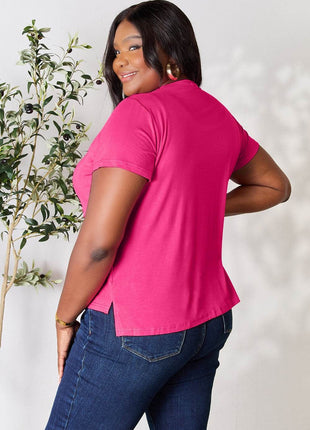 Basic Bae Full Size Round Neck Short Sleeve T-Shirt - MimiStylez