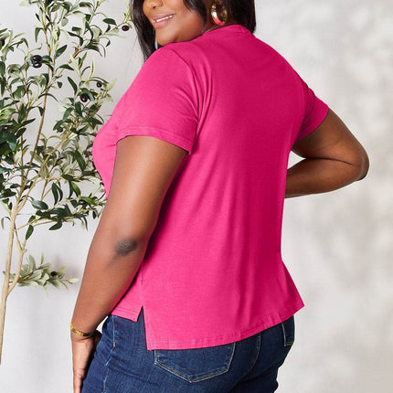 Basic Bae Full Size Round Neck Short Sleeve T-Shirt - MimiStylez