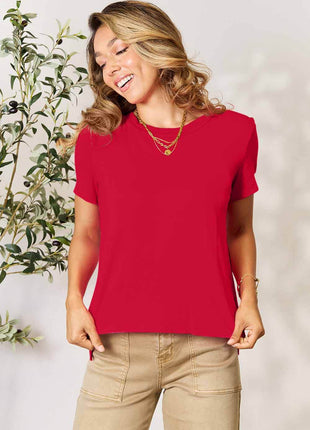 Basic Bae Full Size Round Neck Short Sleeve T-Shirt - MimiStylez