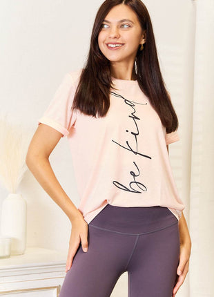 Simply Love BE KIND Graphic Round Neck T-Shirt - MimiStylez