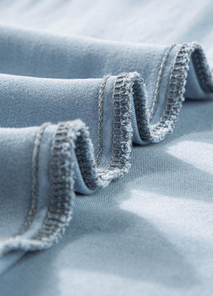 Snap Down High Waist Denim Skirt - MimiStylez