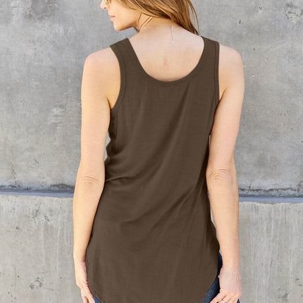 Basic Bae Full Size Round Neck Tank - MimiStylez