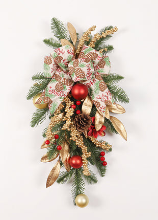 Christmas Garland, Wreath Upside Down Ornaments