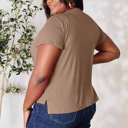 Basic Bae Full Size Round Neck Short Sleeve T-Shirt - MimiStylez
