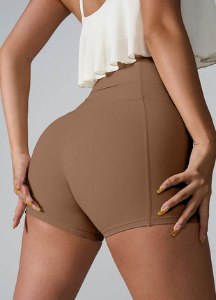 High Waist Active Shorts - MimiStylez