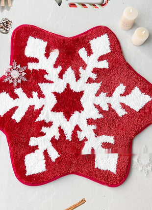 Christmas Cashmere-like Carpet Easy To Care