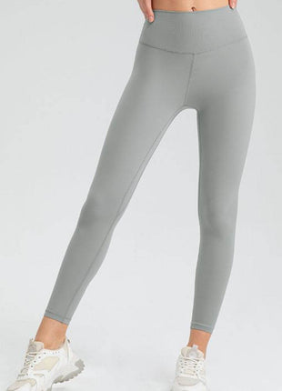 Wide Waistband Slim Fit Active Leggings - MimiStylez