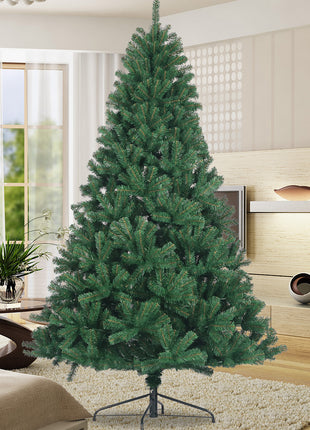 6FT Spruce Christmas Tree - Foldable Metal Bracket Unlit