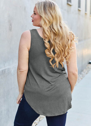 Basic Bae Full Size Round Neck Tank - MimiStylez
