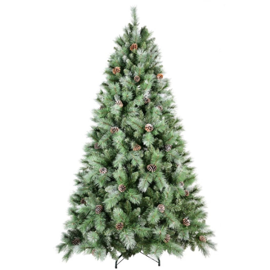 Artificial 7ft Green Christmas Tree With 1348PVC Hard Needle Mixed Branch Tips