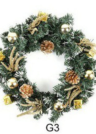 Christmas Wreath Decoration With Lights