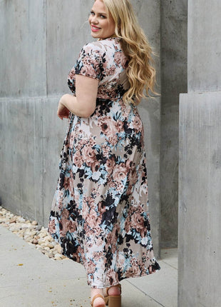 Heimish Give Me Roses Full Size Floral Maxi Wrap Dress - MimiStylez