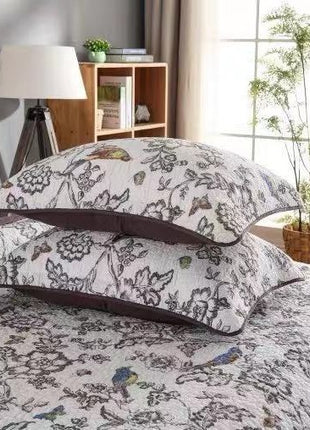 Christmas Pure Cotton Water Quilt Three-piece Set