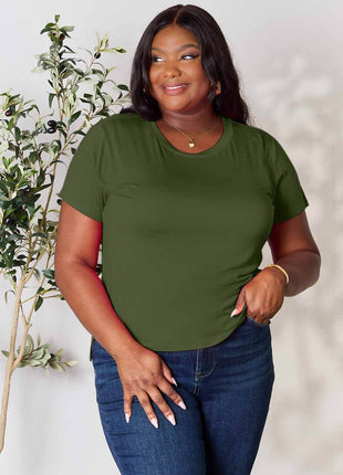 Basic Bae Full Size Round Neck Short Sleeve T-Shirt - MimiStylez