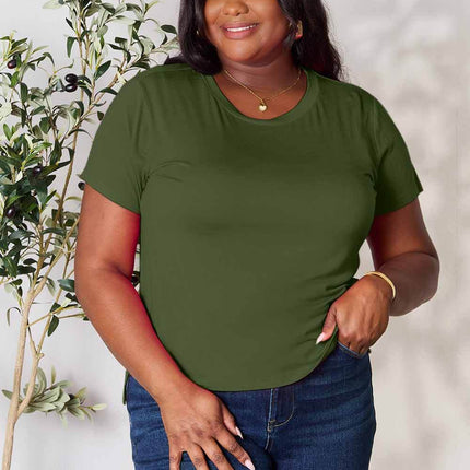 Basic Bae Full Size Round Neck Short Sleeve T-Shirt - MimiStylez
