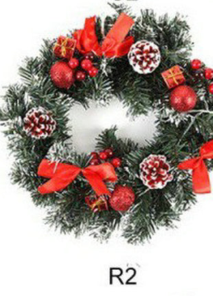 Christmas Wreath Decoration With Lights