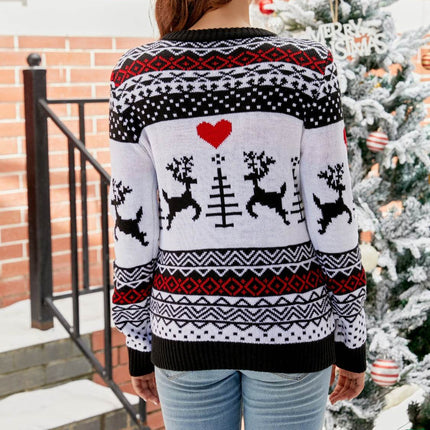Christmas Round Neck Sweater - MimiStylez