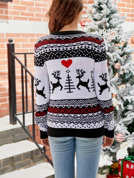 Christmas Round Neck Sweater - MimiStylez