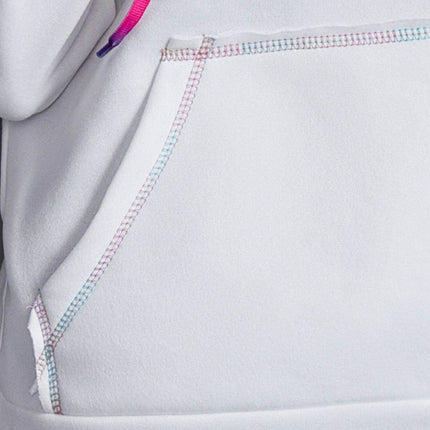 Contrast Stitching Drawstring Raglan Sleeve Hoodie - MimiStylez