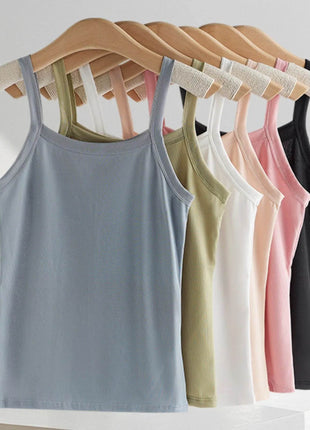 Plus Size Scoop Neck Tank Top - MimiStylez