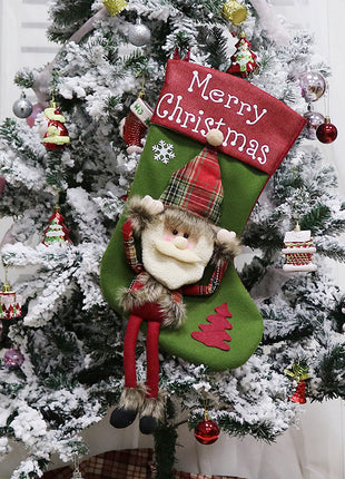 Xmas Big Stockings Set Decorations