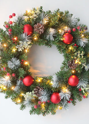30CM & 40CM Christmas Wreath Hanging Decoration
