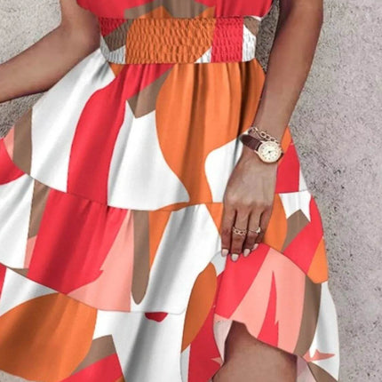 Paisley Print Halter Neck Mini Dress - MimiStylez