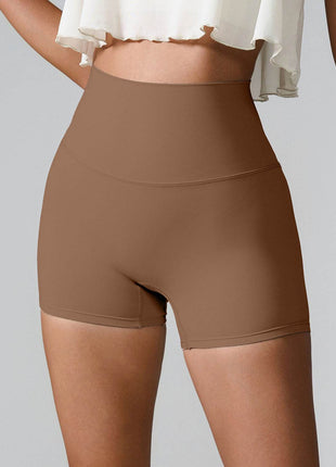 High Waist Active Shorts - MimiStylez