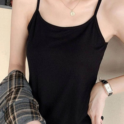 Plus Size Scoop Neck Cami Top - MimiStylez