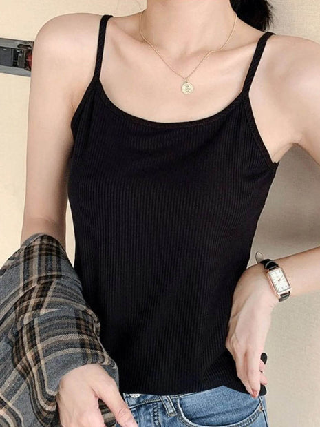 Plus Size Scoop Neck Cami Top - MimiStylez