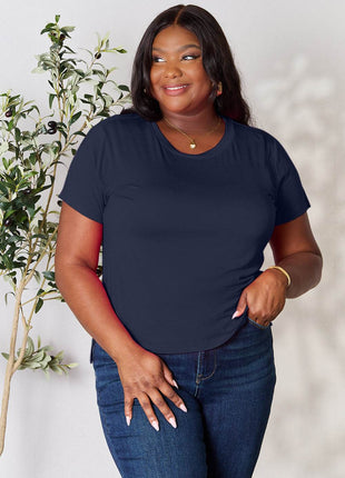 Basic Bae Full Size Round Neck Short Sleeve T-Shirt - MimiStylez