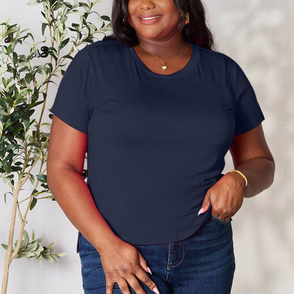 Basic Bae Full Size Round Neck Short Sleeve T-Shirt - MimiStylez