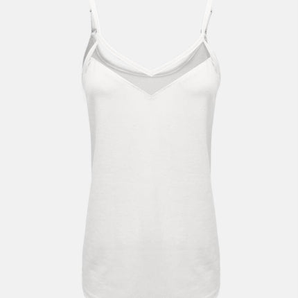 Full Size V-Neck Spaghetti Strap Cami - MimiStylez