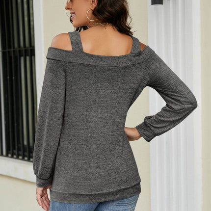 Cutout Cold-Shoulder Top - MimiStylez