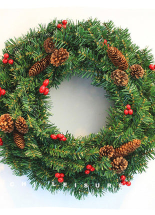 Christmas Pre Lit Wreath Decoration - 30cm, 40cm, 50cm