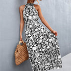 Black/White/Floral