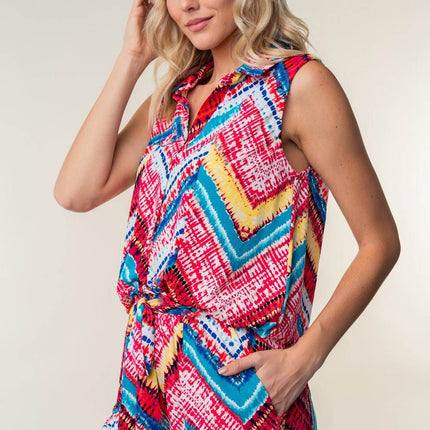 White Birch High Waisted Printed Shorts - MimiStylez