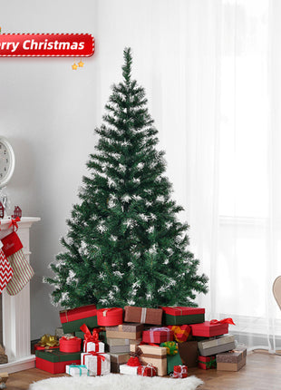 5ft Christmas Tree - Snow Tipped Branches, 480 Branches