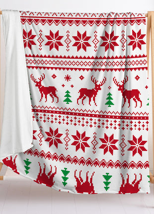 Christmas 3D Digital Printing Flannel Blanket