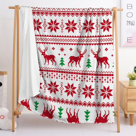 Christmas 3D Digital Printing Flannel Blanket