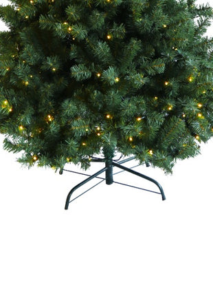 6FT Pre Lit Christmas Tree - 300 LED Lights, 1000 Branch Tips With Foldable Stand