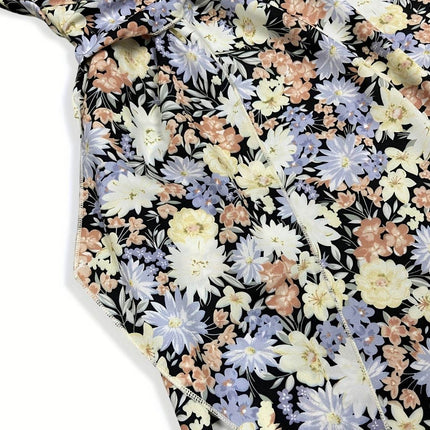 Floral Sleeveless Midi Dress - MimiStylez