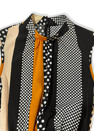 Tied Color Block Sleeveless Romper - MimiStylez