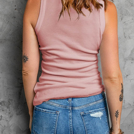 Solid Round Neck Tank - MimiStylez
