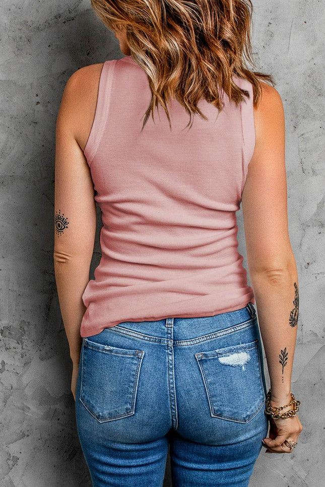 Solid Round Neck Tank - MimiStylez