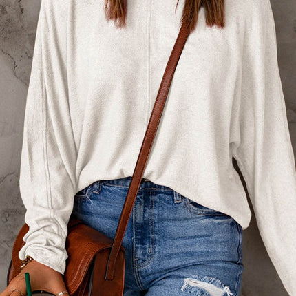 Double Take Full Size Round Neck Long Sleeve T-Shirt - MimiStylez