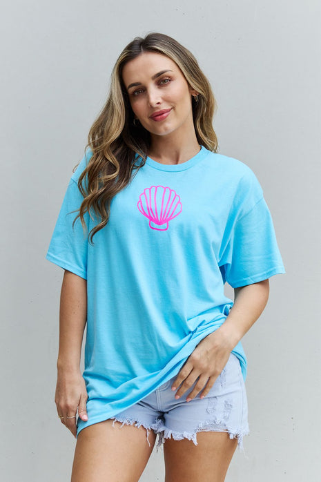 Sweet Claire "More Beach Days" Oversized Graphic T-Shirt - MimiStylez
