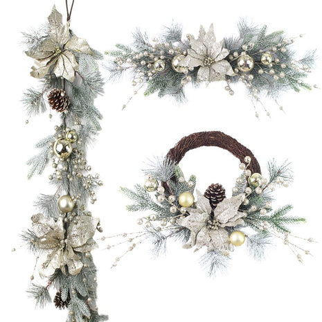 Christmas Wreath, Garland, Swag Christmas Decorations