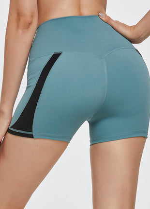 High Waist Active Shorts - MimiStylez