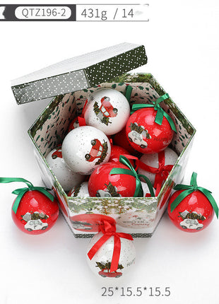 Christmas Gift Box With Christmas Tree Decoration Pendant